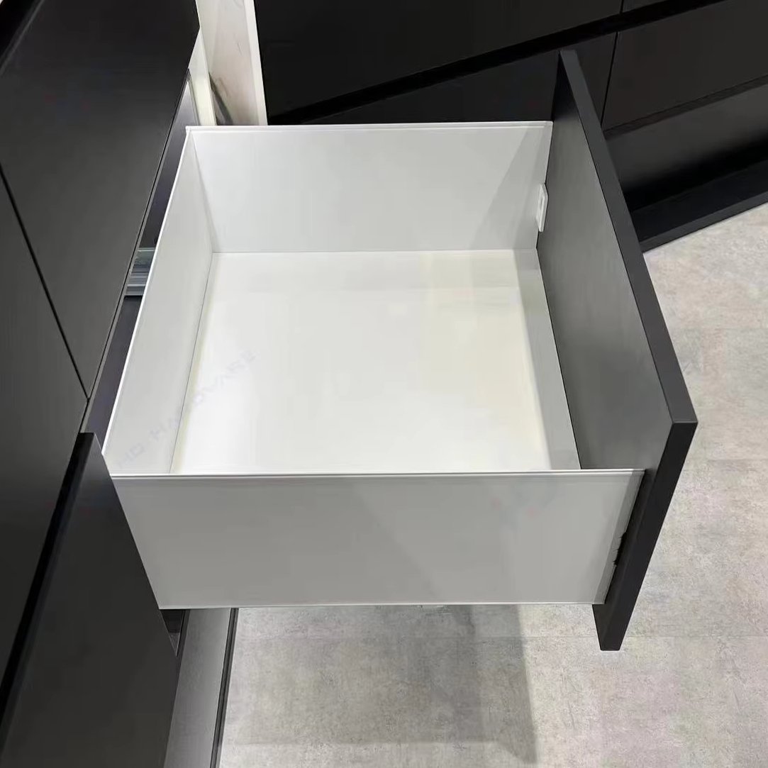Slim Tandem Box Cabinet Kitchen Drawer Basket Pull Out Basket In Cabinet slim tandem box