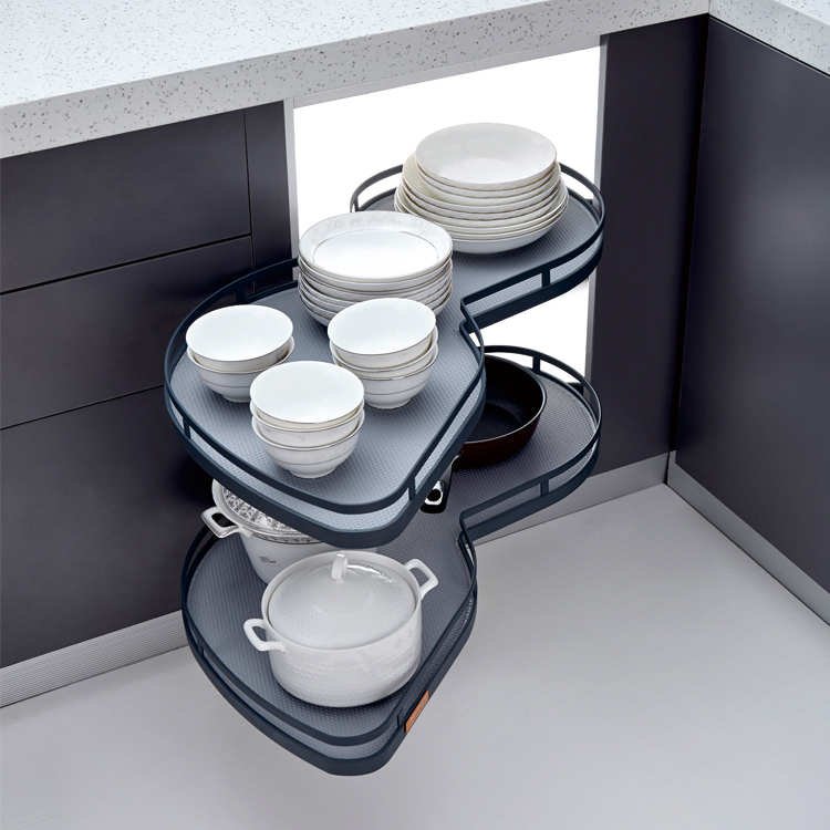 Stainless steel kitchen basket tall unit