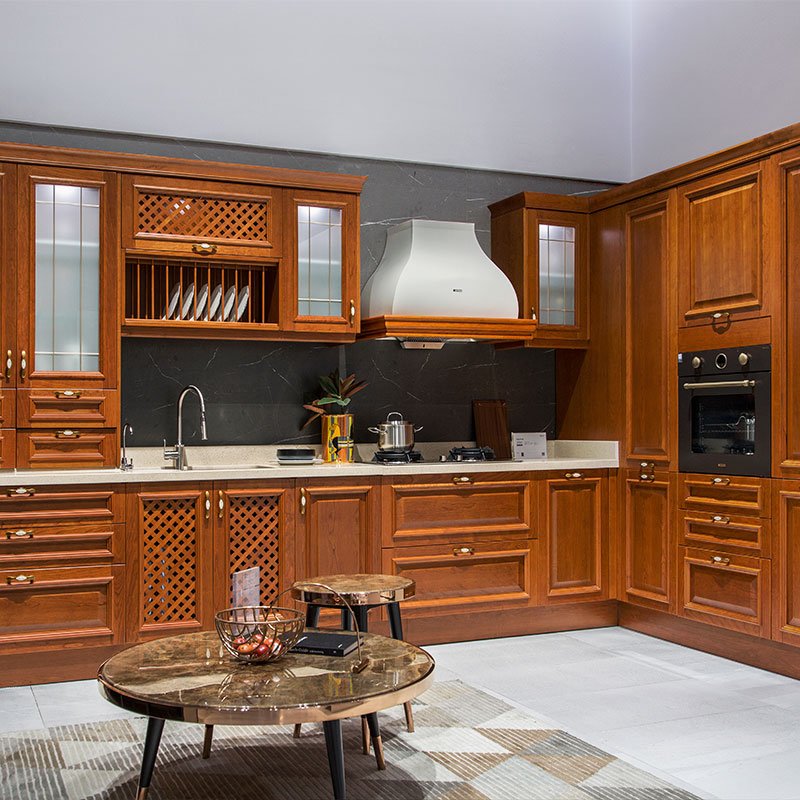 OPPOLIA Professional High End Modern Style Wooden Kitchen Cabinets For Villa
