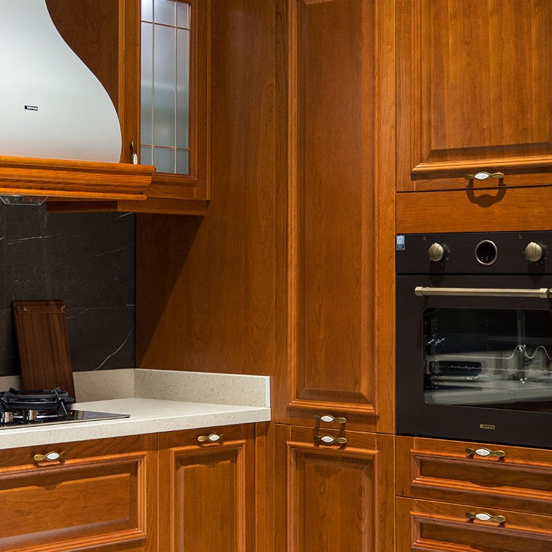 OPPOLIA Professional High End Modern Style Wooden Kitchen Cabinets For Villa