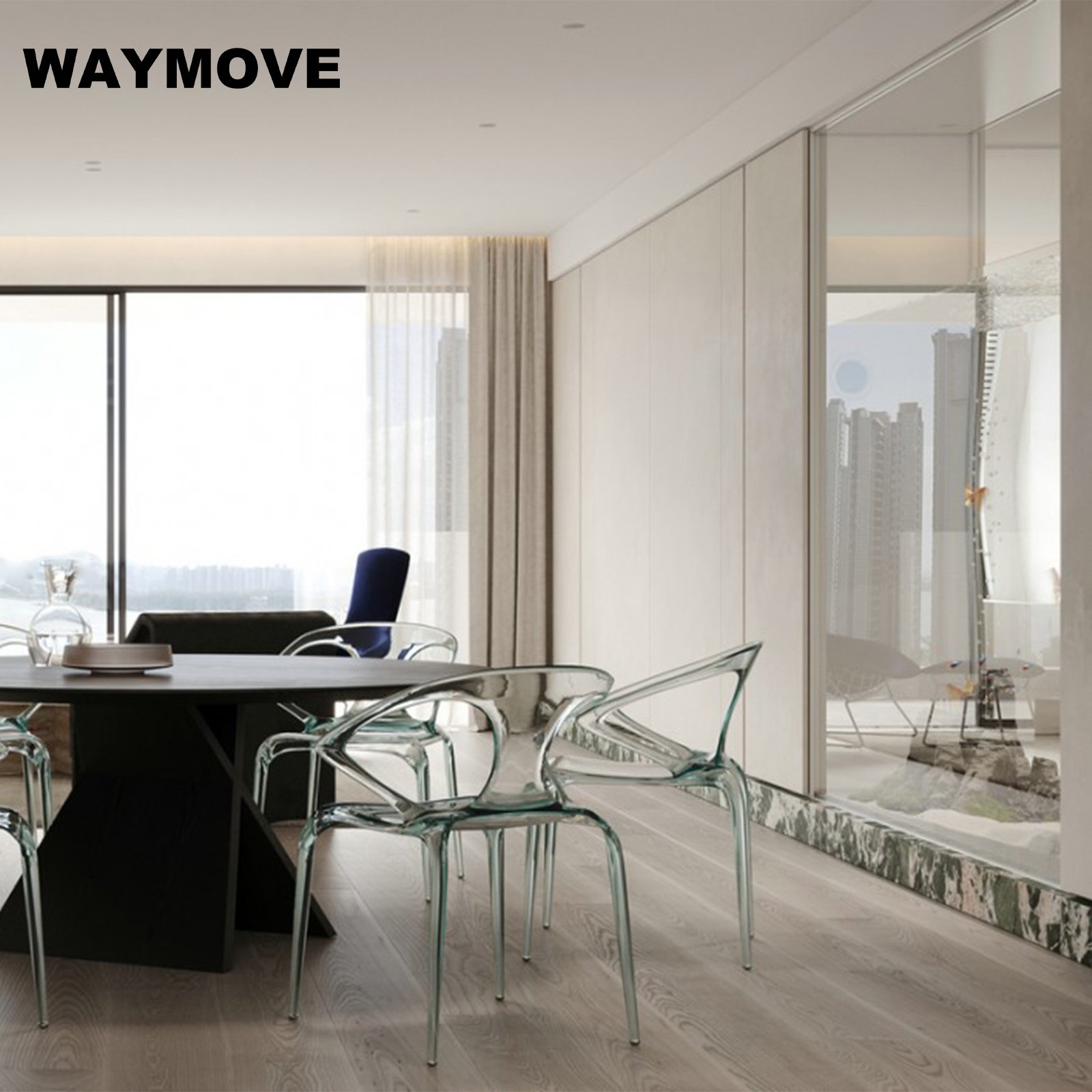 WAYMOVE Modern Luxury Kitchen Designs with Solid Wood Luxury Kitchen Sink and Cabinet for Kitchen Furniture Use