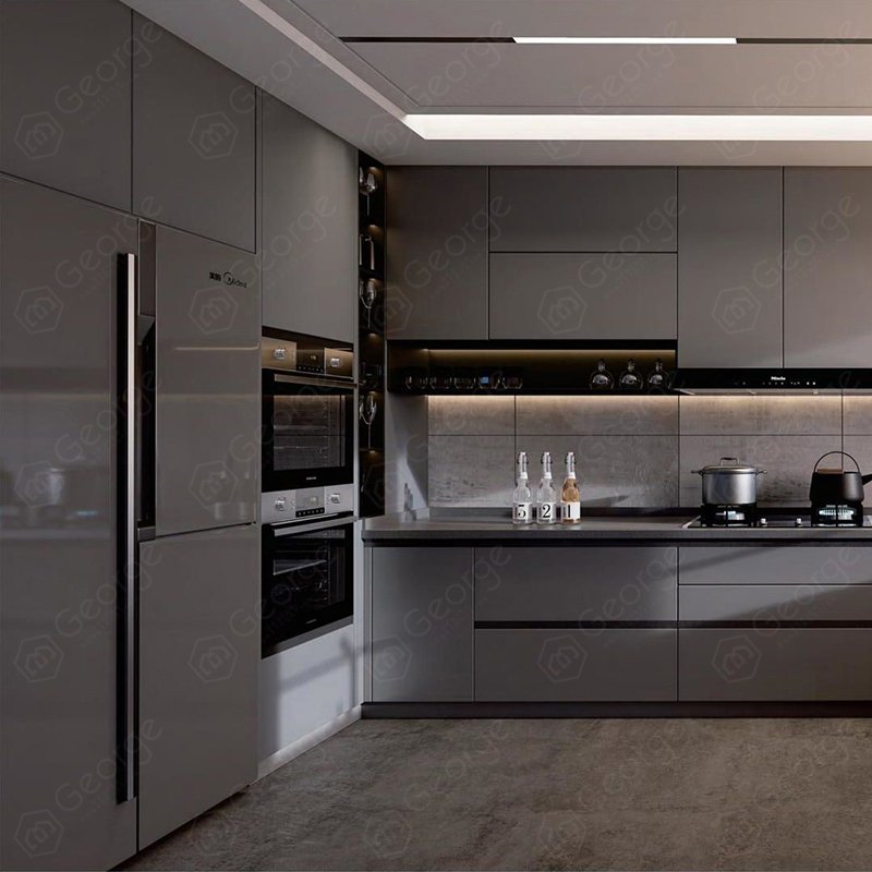 Kichen Cabinet kitchen furniture White Furniture Cheap Modern Customize Design Cupboard Set Australian Standard Kitchen Cabinet