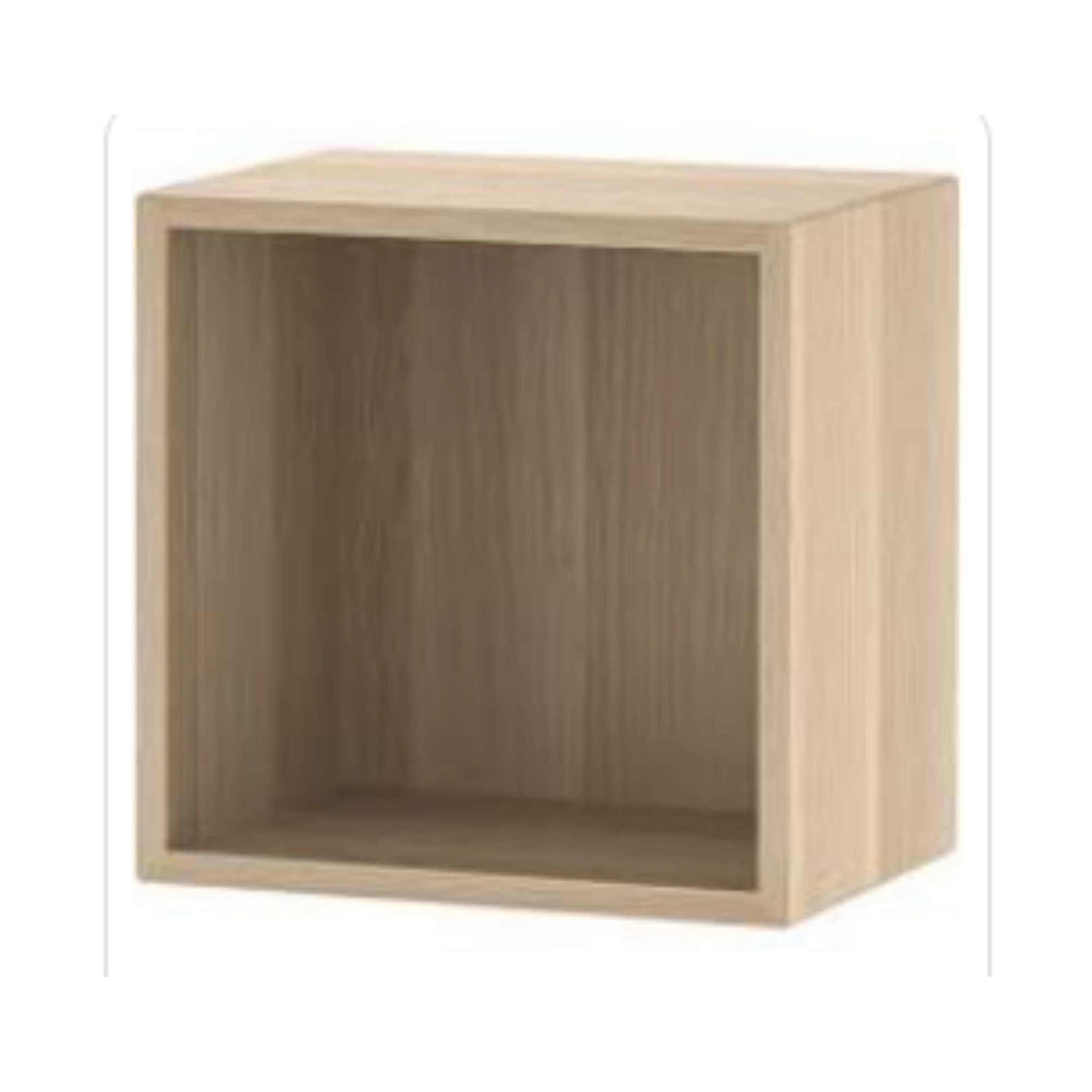 Wooden Box Square Storage Organizer Box