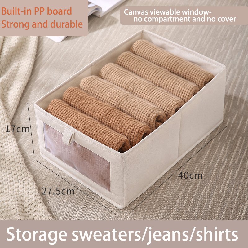 Foldable Pant Shirt Folder Space Saving Portable Wardrobe Container Linen Closet Shelf Storage Clothes Drawer Organizer