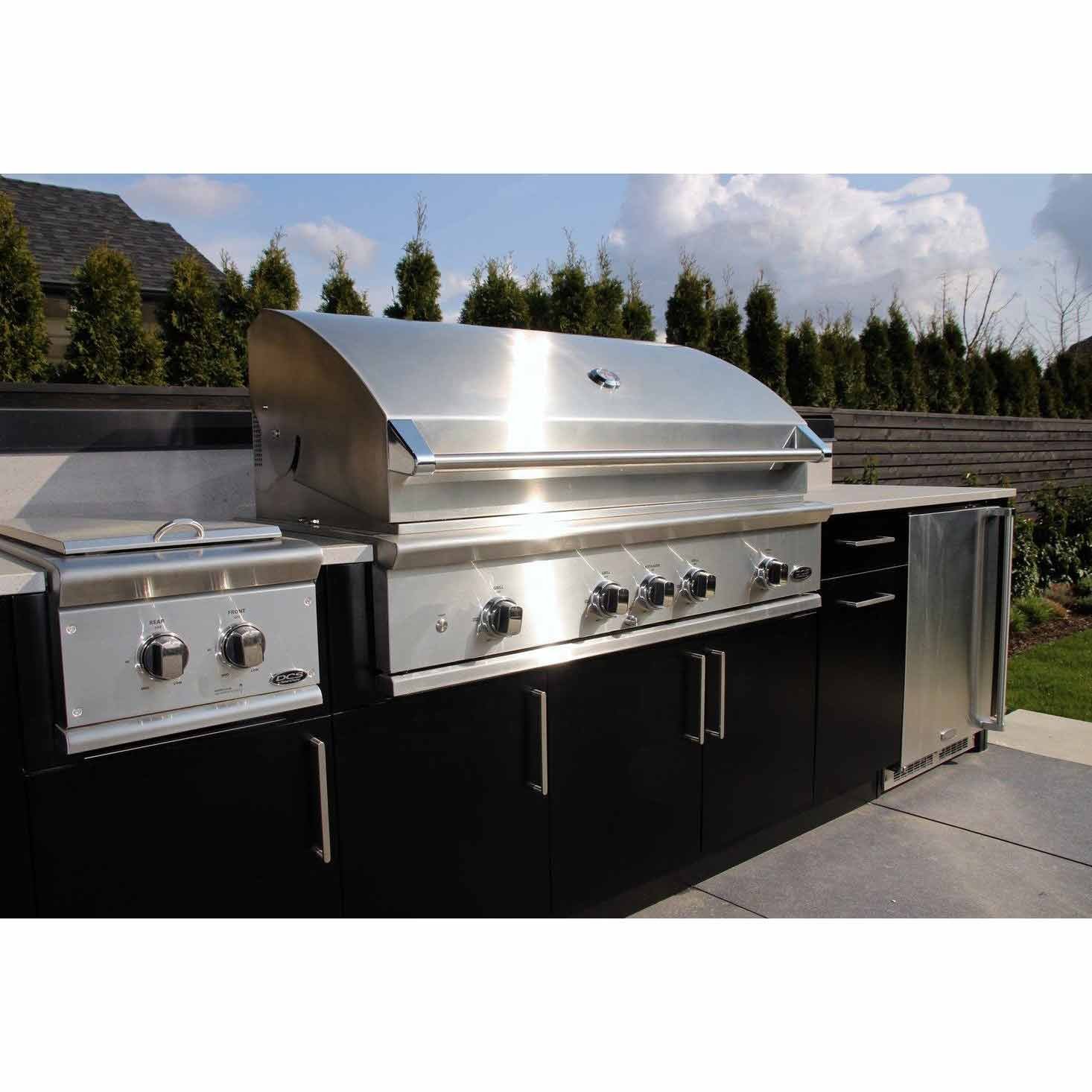 VERMONHOUZZ Factory Direct Black Stainless Steel BBQ Outdoor Kitchen Cabinets Bbq Island grill cabinets
