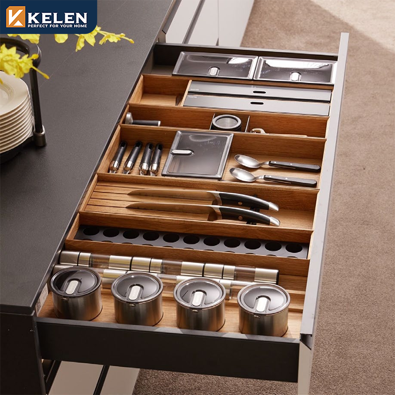 KELEN 2024 kitchen cabinet wholesale supplier wall modular modern wood furniture stainless steel outdoor kitchen cabinet