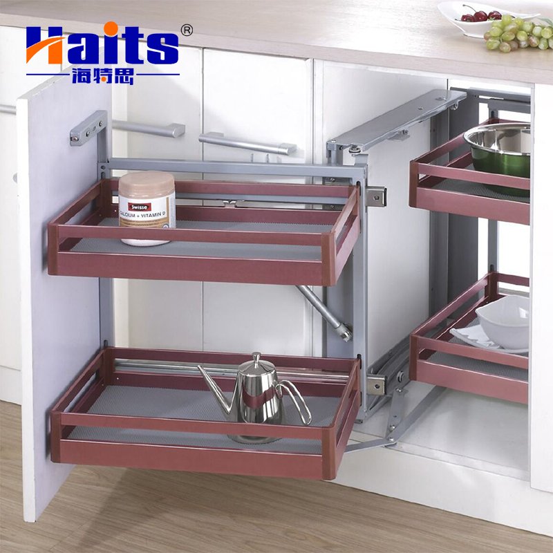 Kitchen cabinet storage basket elevator kitchen cabinet wire basket