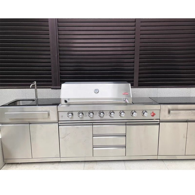 Balom Stainless Steel Outdoor Kitchen BBQ Cabinets for Green Egg Australia