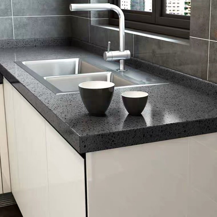 Kangton Low Price of High Gloss White Painting Kitchen Cabinet