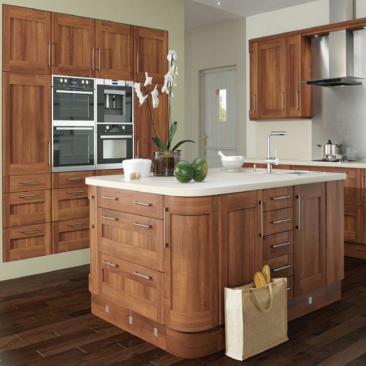 Solid wood cabinet designs modern wooden units door unfinished oak kitchen cabinet