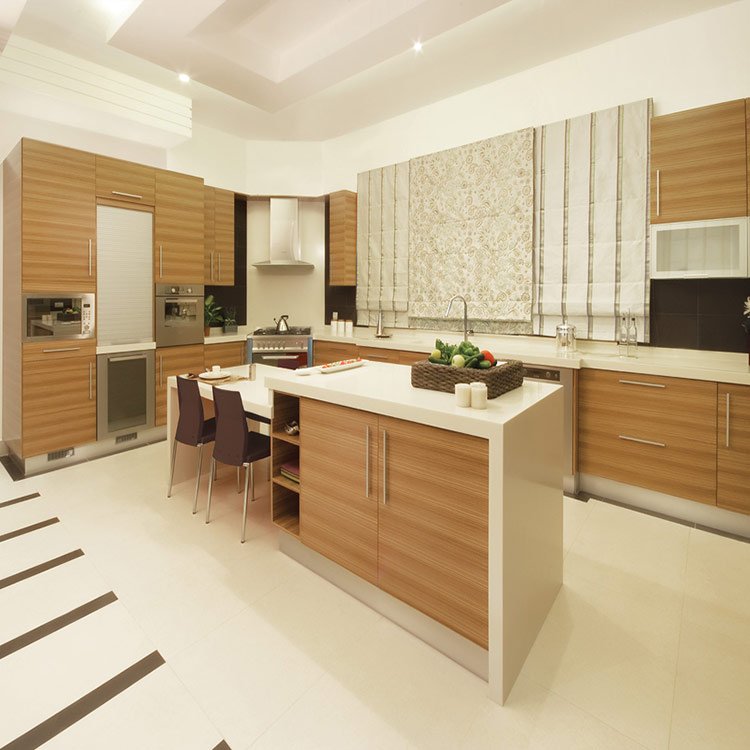 Solid wood cabinet designs modern wooden units door unfinished oak kitchen cabinet