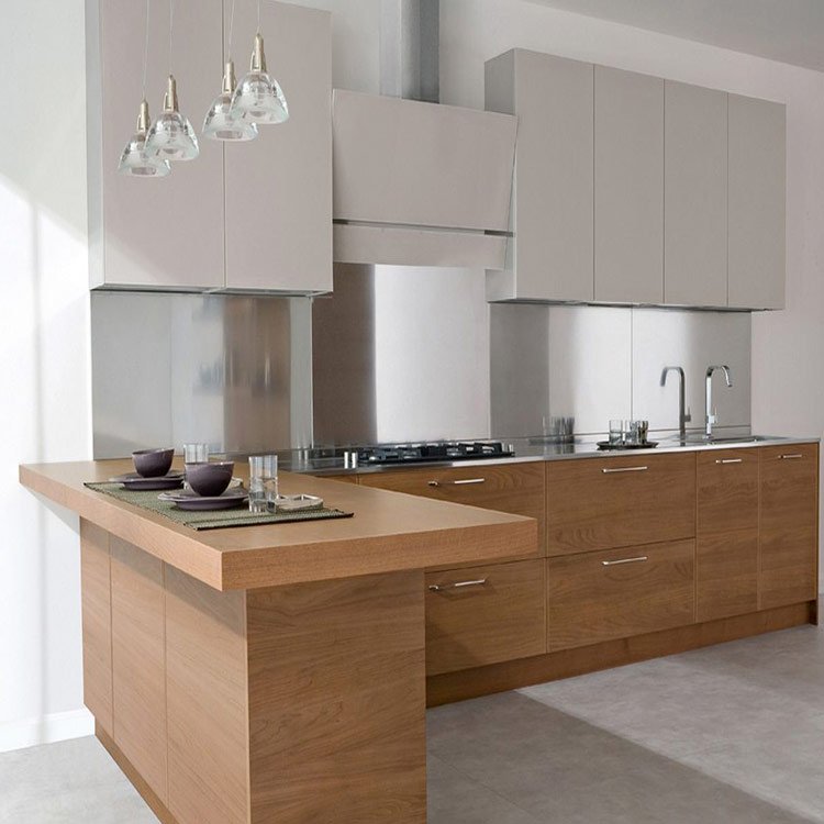 Solid wood cabinet designs modern wooden units door unfinished oak kitchen cabinet