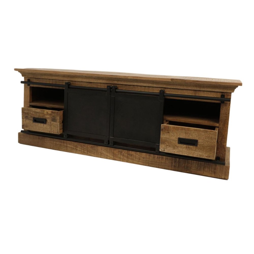 Simple new looking living room cabinets office furniture With Solid Wood And metal crafts legs storage box and storage drawers(