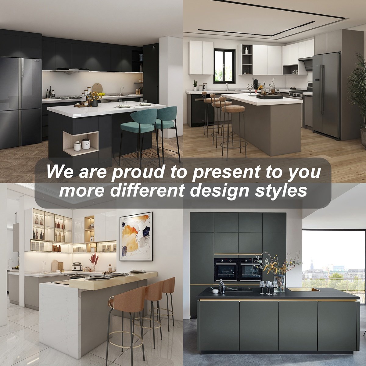 PA ready to assemble modern lacquer gray glossy kitchen cabinets