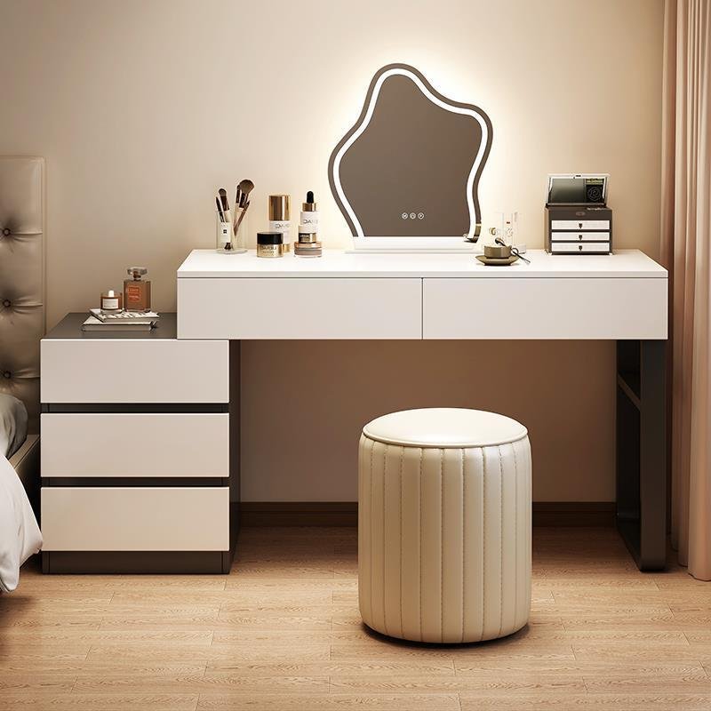 JY Modern Design RTA Modular Hardwood Makeup Vanity with Mirror bedroom furniture