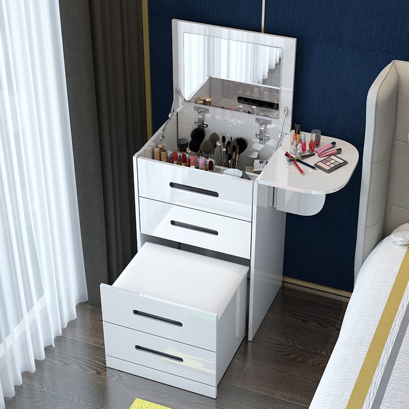 JY Modern Design RTA Modular Hardwood Makeup Vanity with Mirror bedroom furniture
