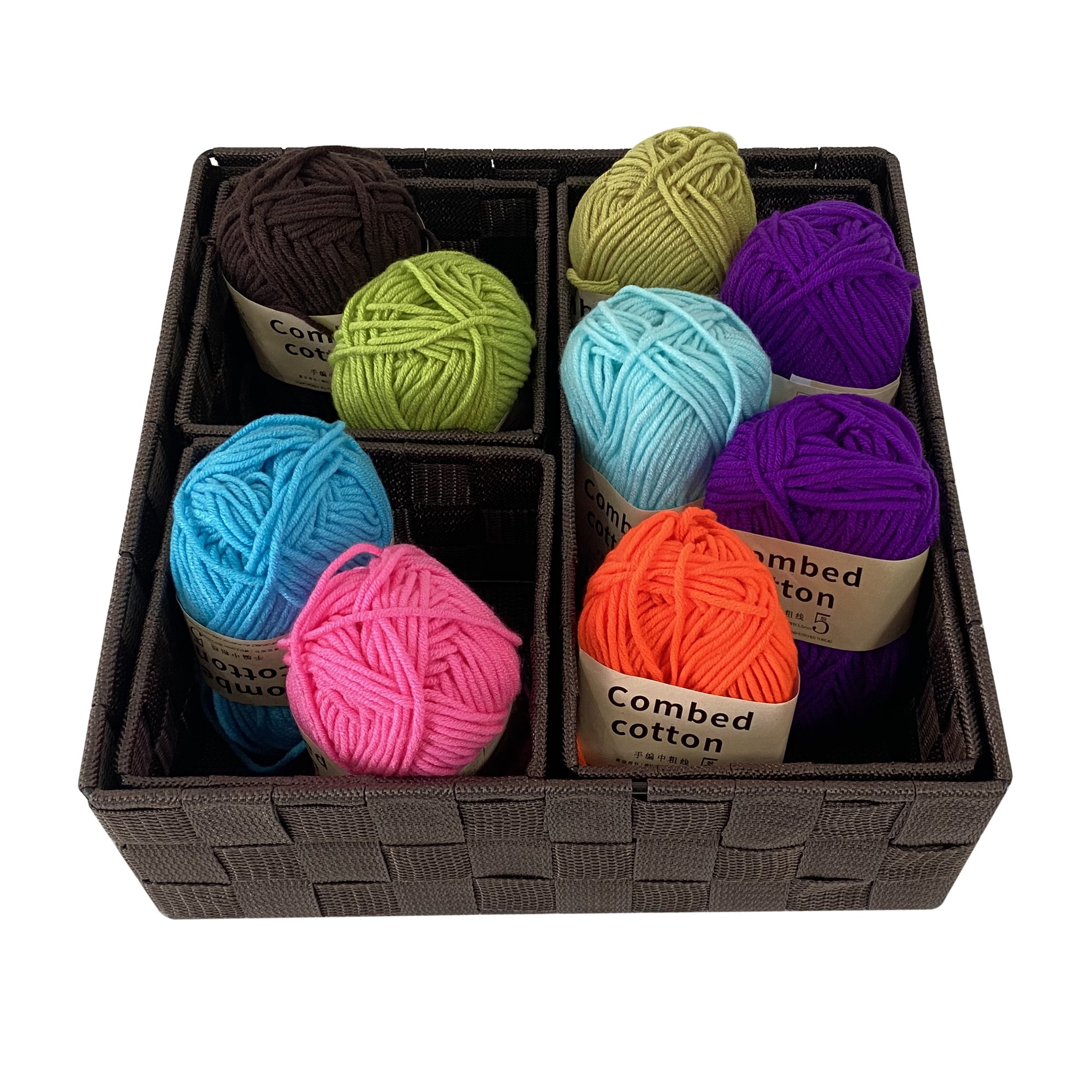 Price good quality Woven storage box Sundry storage box Cube basket organizer divider