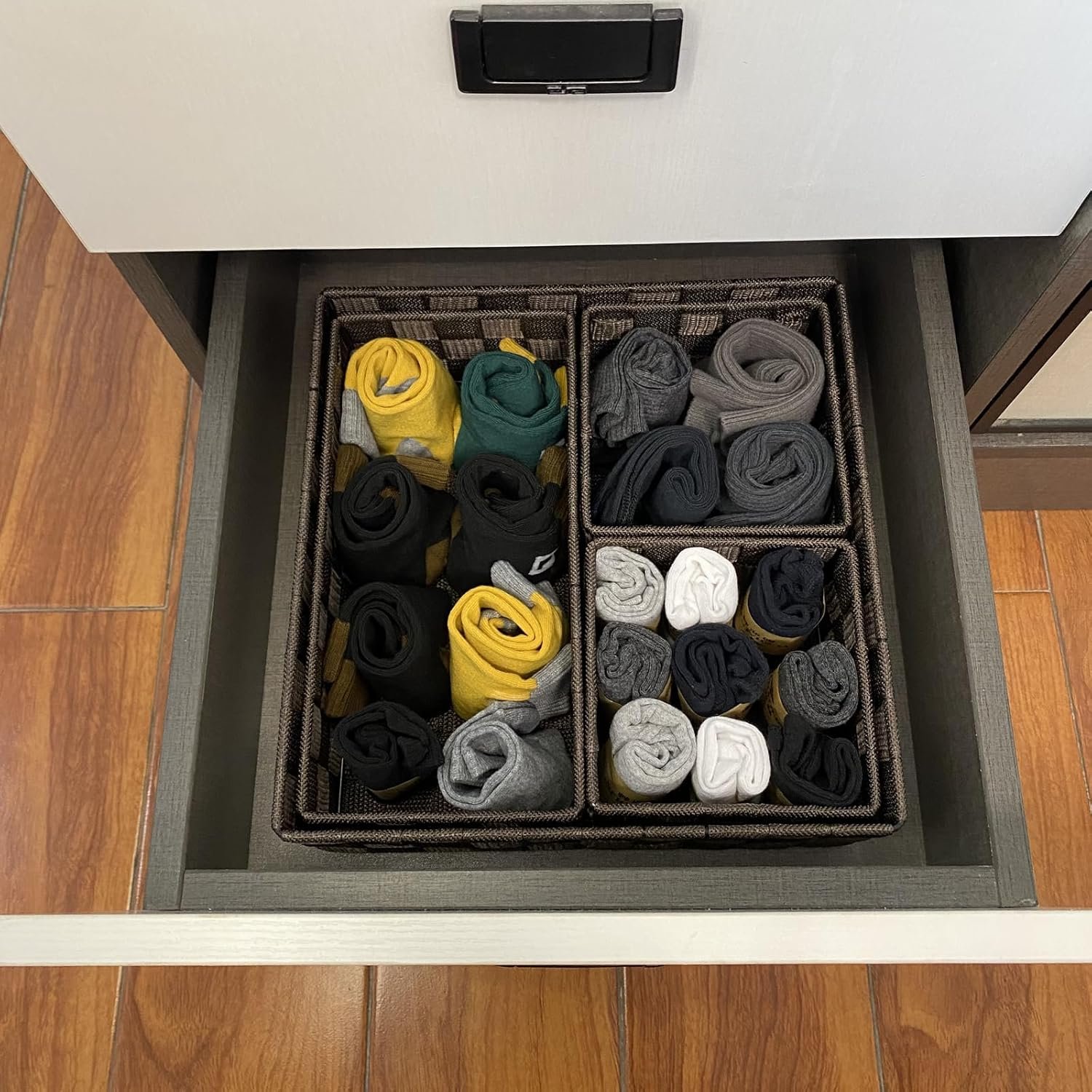 Price good quality Woven storage box Sundry storage box Cube basket organizer divider