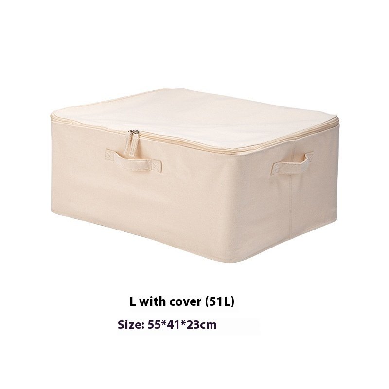Fabric cotton linen desktop storage box Clothes Bedroom drawer storage box Snack toy basket