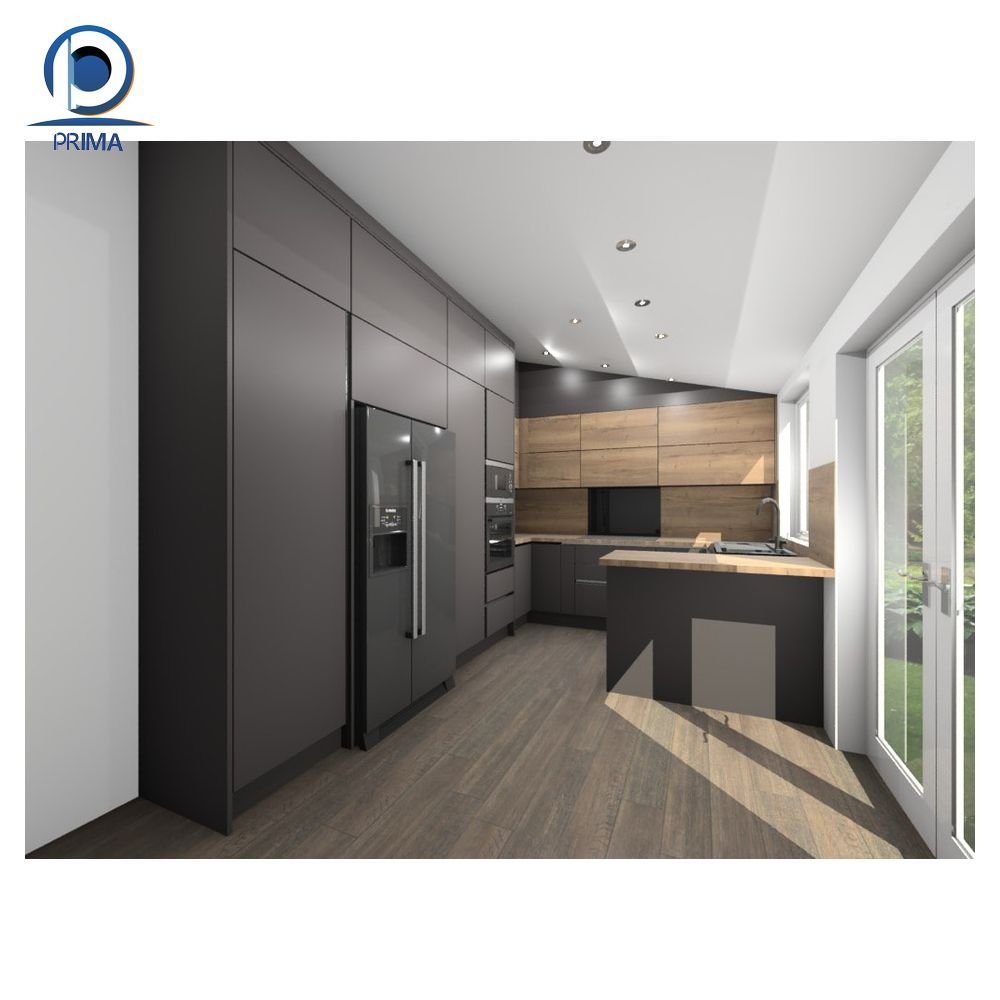 Prima complete kitchen cabinet set door polished high gloss door kitchen cabinet modern kitchen cabinets