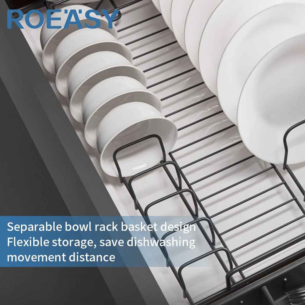 ROEASY kitchen pull out basket kitchen cabinet organizer and storage pull out wire baskets