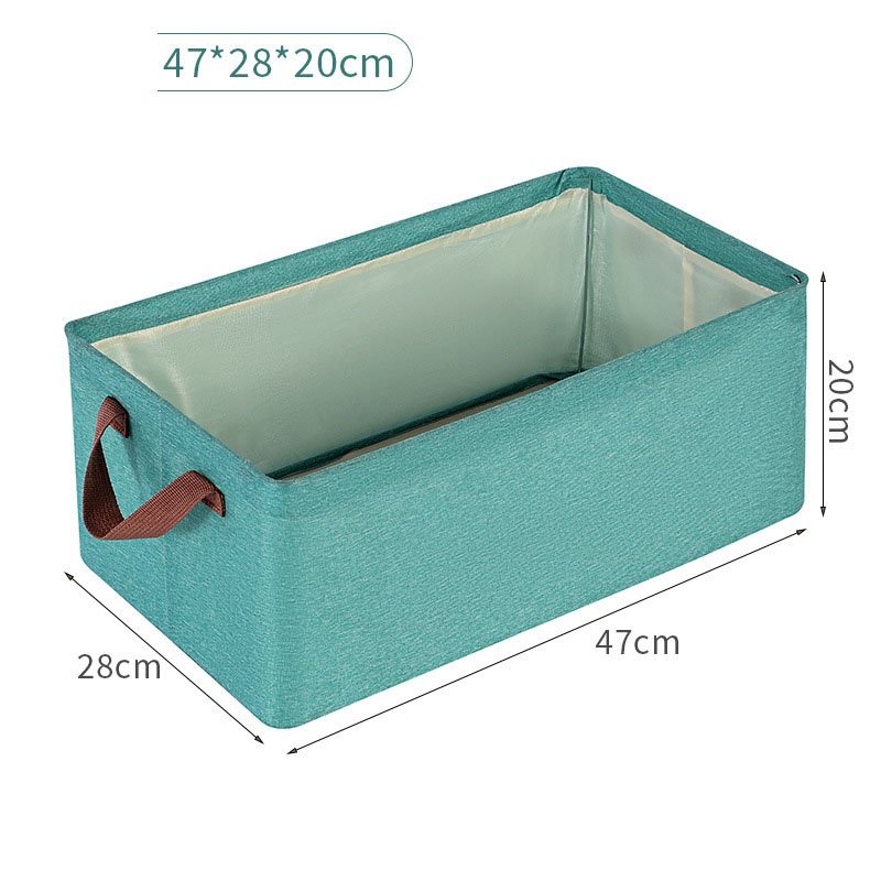 DS4086 Drawer Type Storage Bins with Metal Frame Foldable fabric storage baskets with Handles Wardrobe Storage Box for Clothes