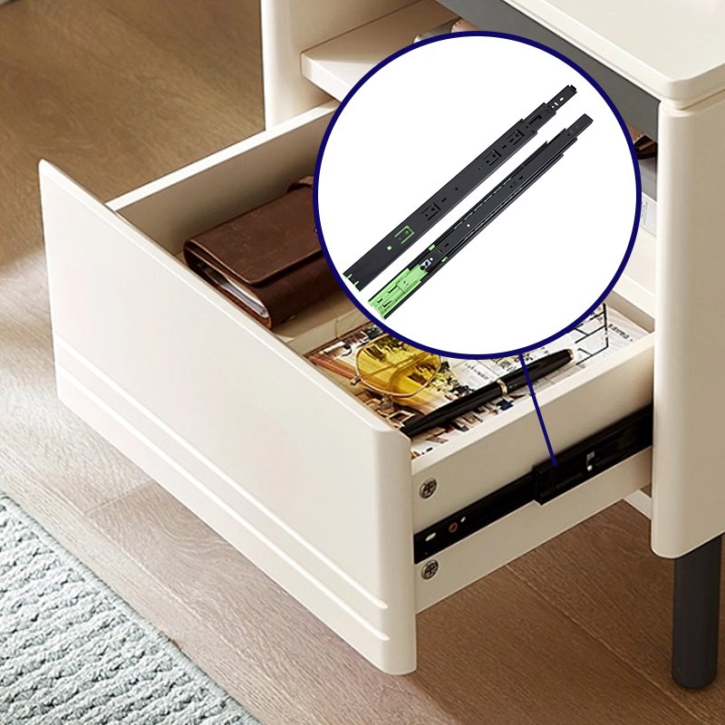 Wholesale New Design 3-Fold Drawer Slide Bayonet Full Extension Soft Close Wire Basket Drawer Slide