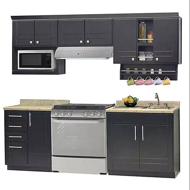 Wholesale modern kitchen new design cheap kitchen cabinets in china foshan factory