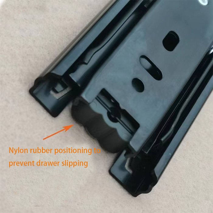 Telescopic Channel Ball Bearing Triple Extension Furniture Drawer Slide