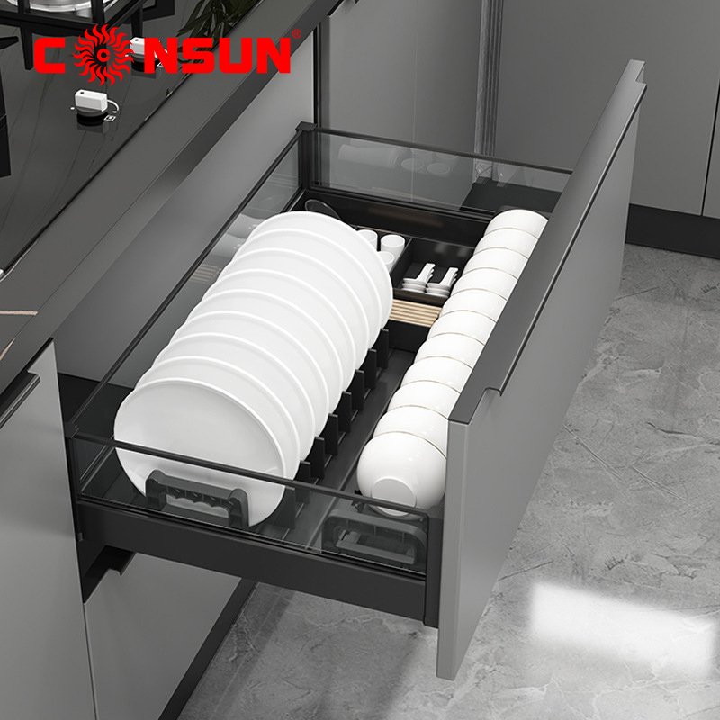 Multi-Function Kitchen Pull Out Baskets Kitchen Storage Drawers