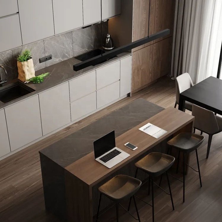 Wood Kitchen Furniture Portable Kitchen Cabinet Sets Classic Kitchen With Island Design Cabinet