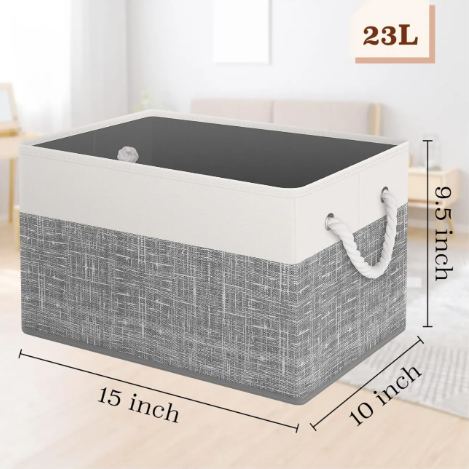 Nordic minimalism color non-woven wardrobe storage shelf arrangement storage basket household debris storage basket