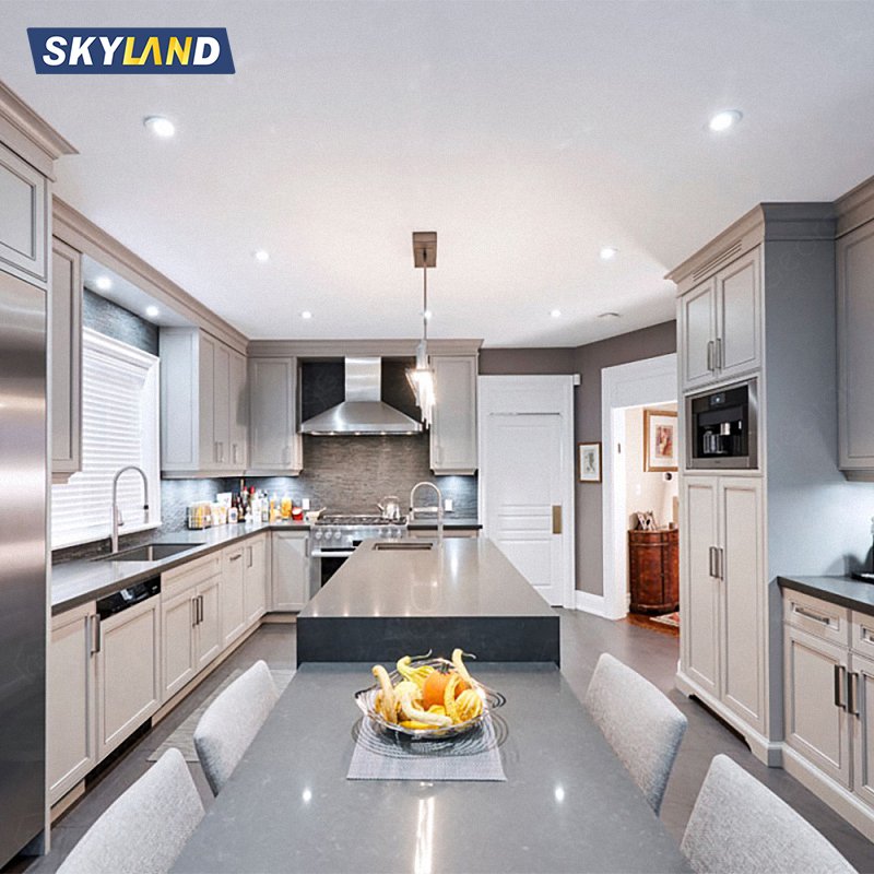 Modern island designs white solid wood shaker kitchen cabinet shaker kitchen cabinet