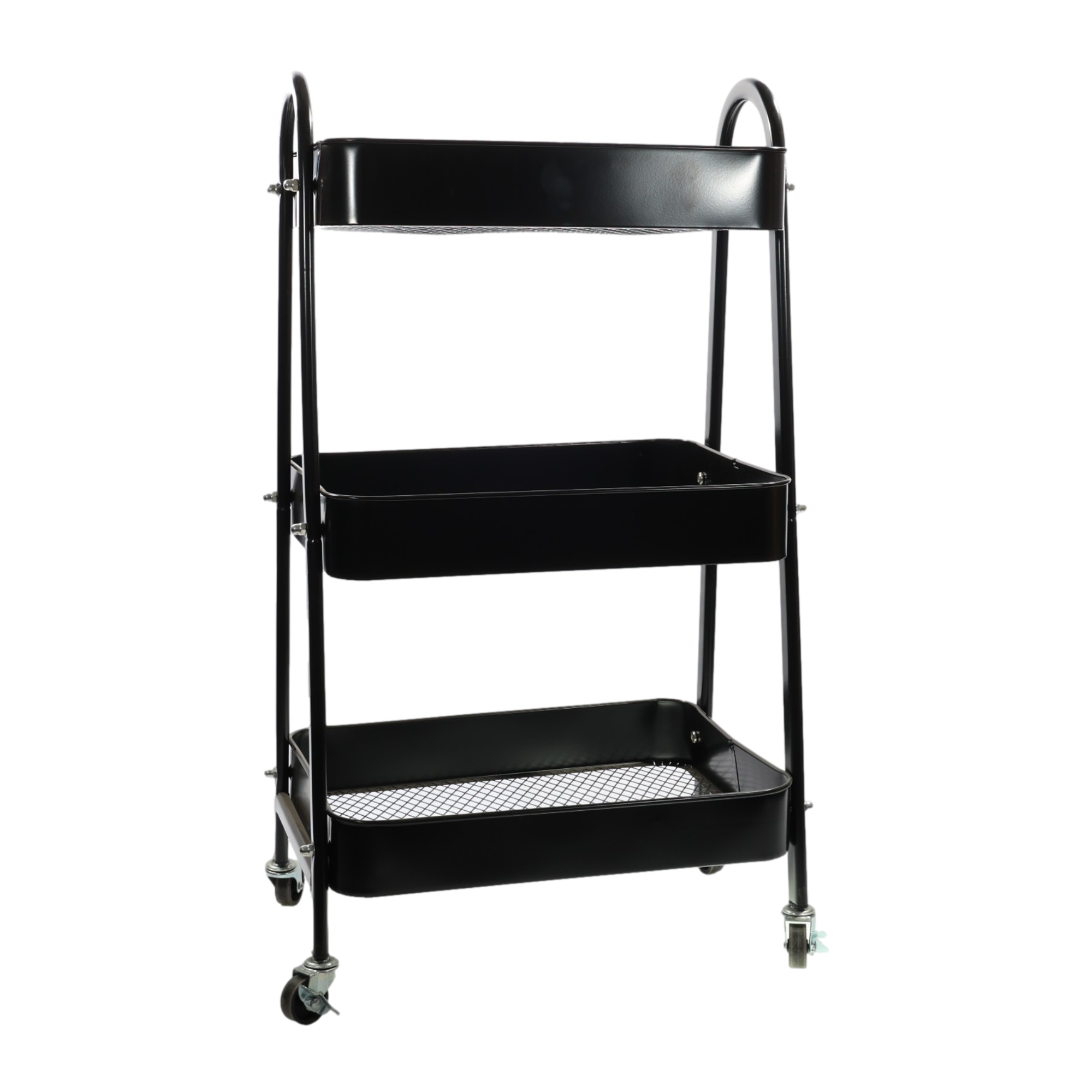 Nordic Small Cart Rack Rolling Bath Organizer Craft Rotating Basket Rack Roll Cart Kitchen Basket Trolley With Basket