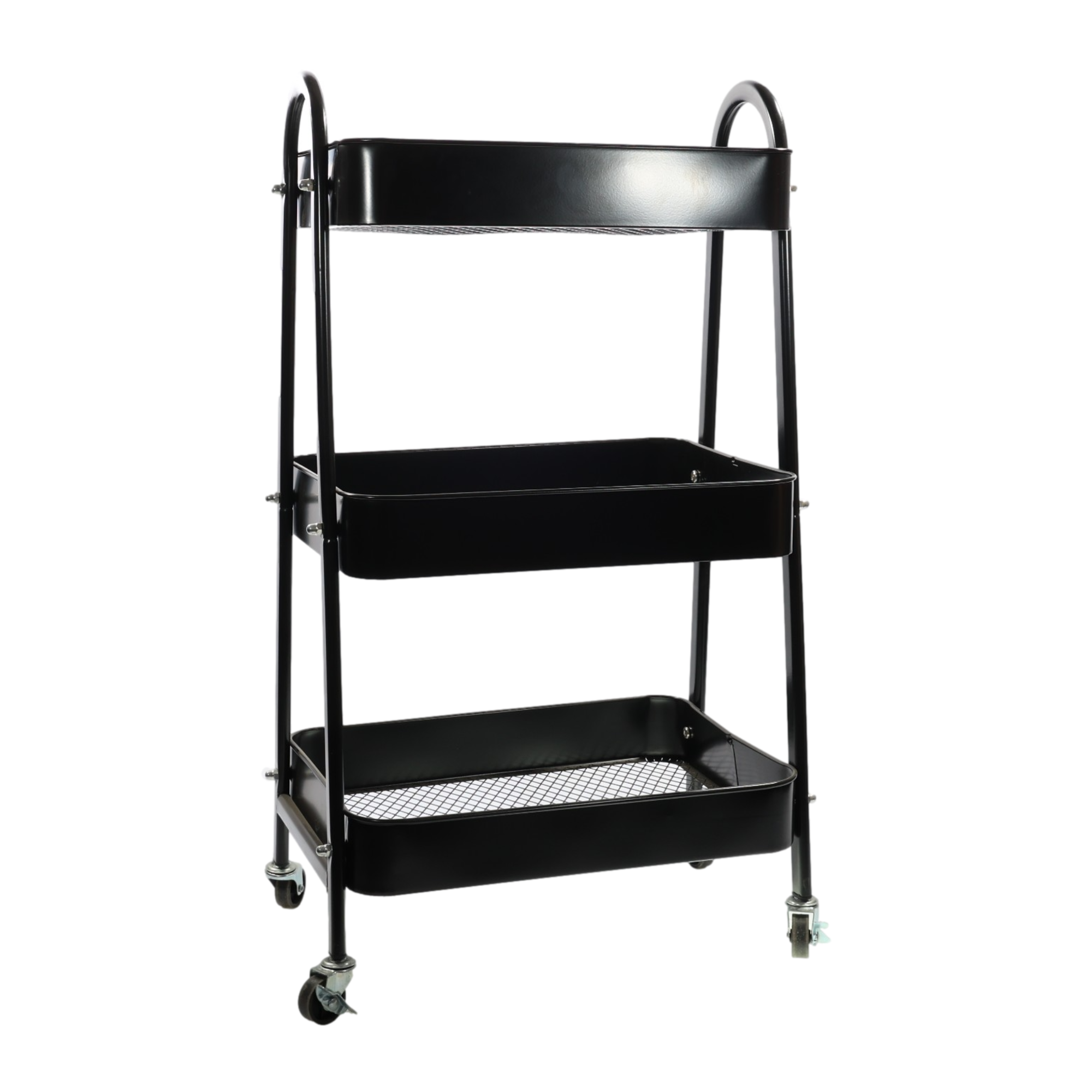Nordic Small Cart Rack Rolling Bath Organizer Craft Rotating Basket Rack Roll Cart Kitchen Basket Trolley With Basket