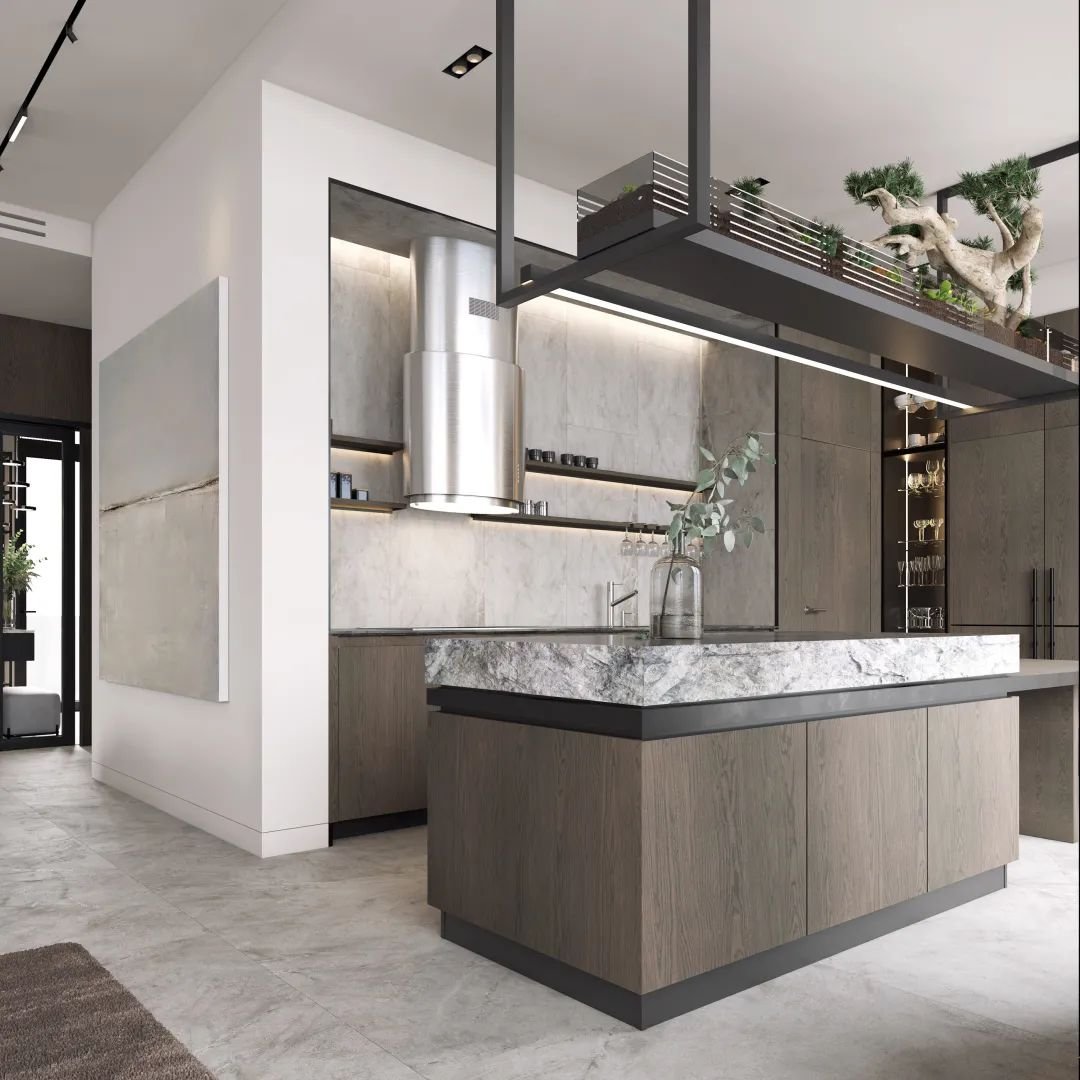 Kitchen Cabinets Kitchen Furniture for Apartment Design Integral Stainless Steel New One Set Modern Lacquer Painting 15 Years