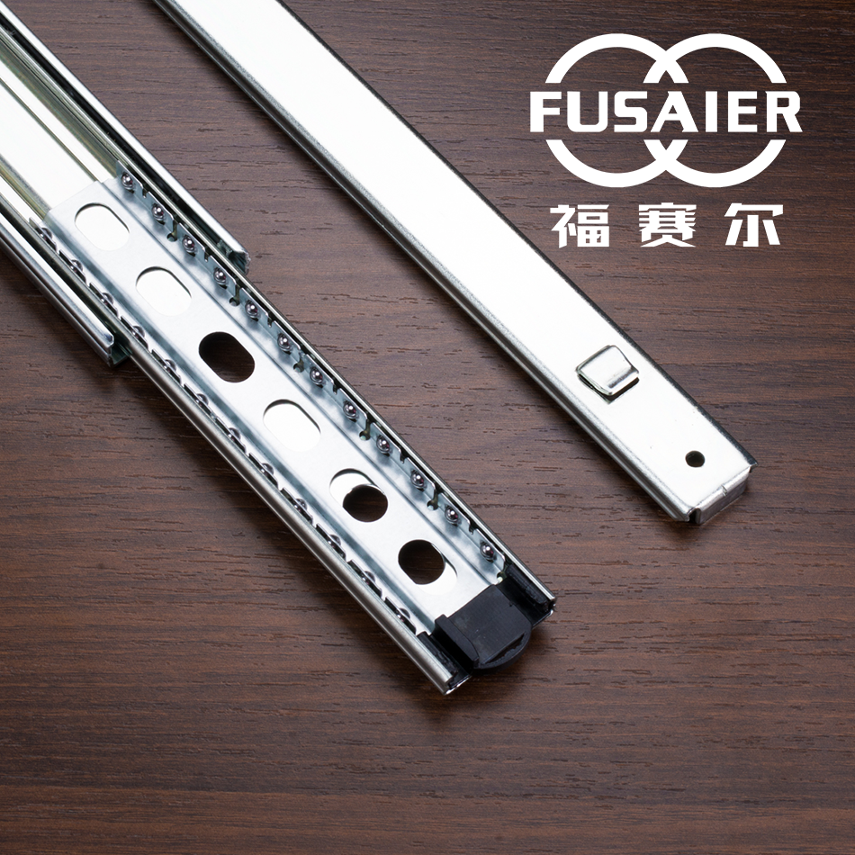 Kitchen Cabinet Hardware Sliding Hanging Basket Telescopic Rail Ball Bearing Cabinet Accessories Drawer Slider For Metal Cabinet