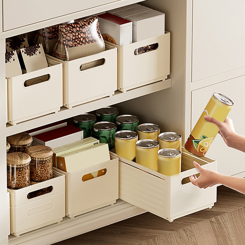 Wholesale Kitchen Plastic Portable Storage Drawer Containers Expandable Stackable Bathroom Storage Boxes Organizer