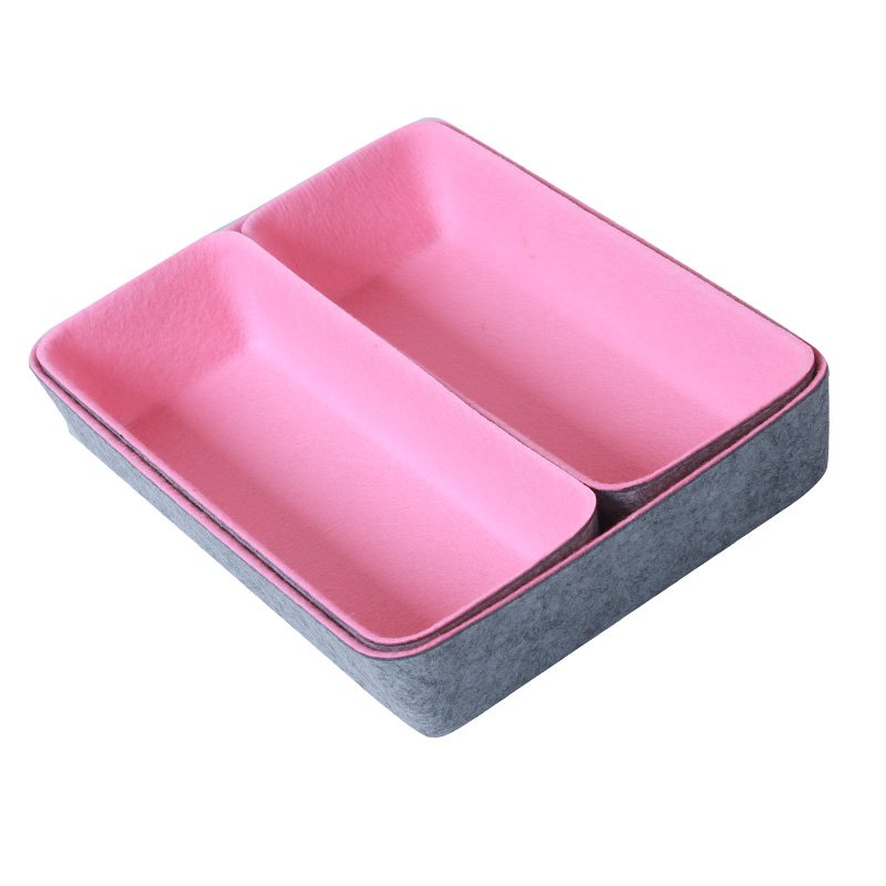 High quality drawer dividers compartment box felt foldable storage cube with custom logo