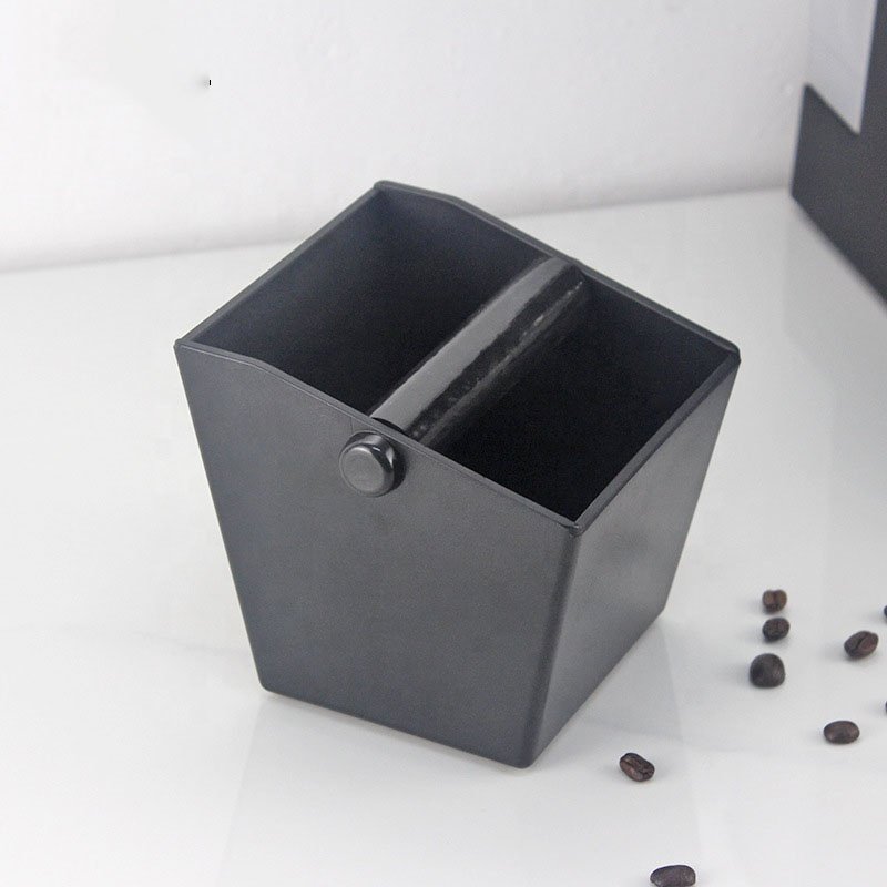 Barista Tools Detachable knock bar grind waste bin espresso dump bin & coffee grind knock box