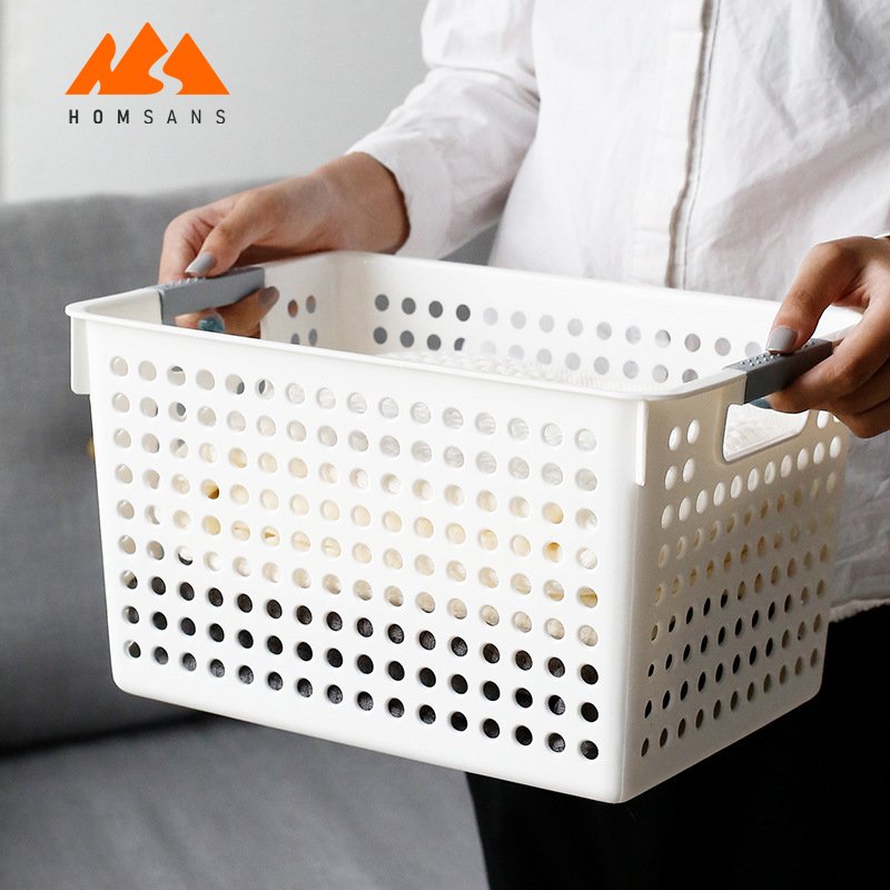 Wholesale kitchen pp plastic mesh storage baskets stand organizer