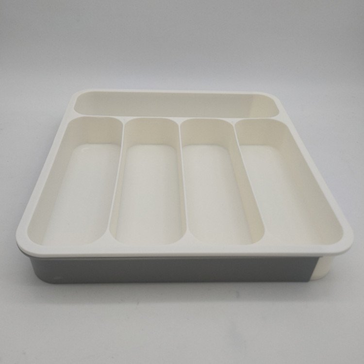 Five compartments kitchen drawer tableware organizer Compartments organizer knife fork and chopsticks organizer retractable type
