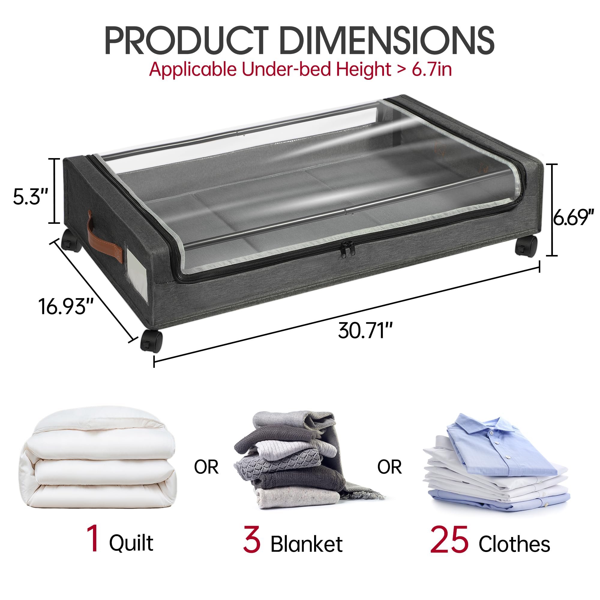 Under Bed Storage With Wheels Under Bed Storage Containers Shoe Storage Organizer Rolling Underbed Metal Drawer