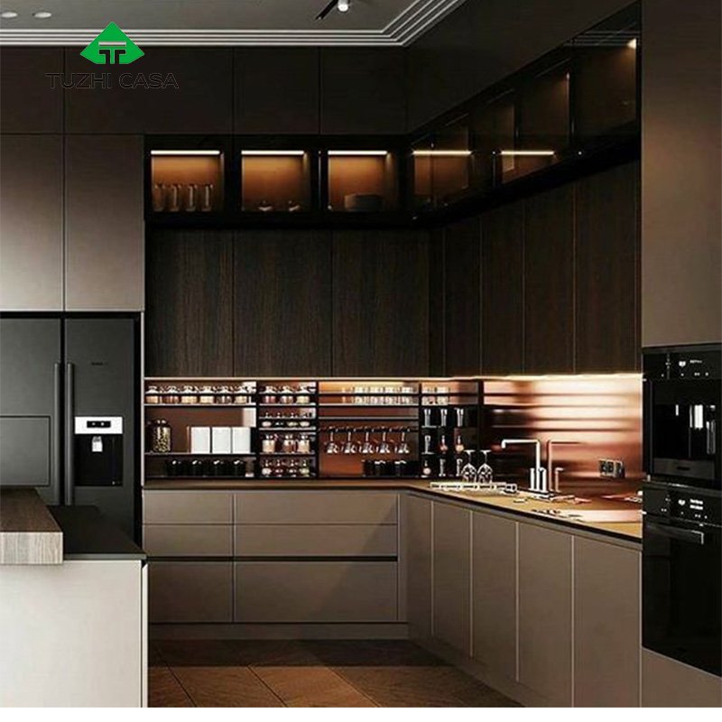 waterproof stainless steel metal full kitchen pantry cupboard cabinet in kitchen