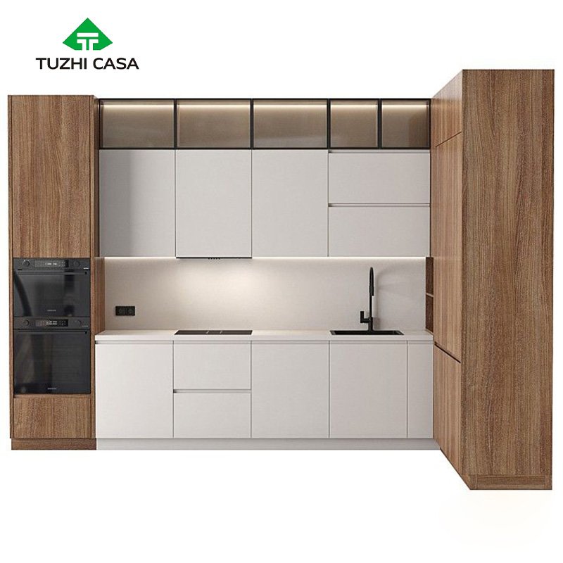waterproof stainless steel metal full kitchen pantry cupboard cabinet in kitchen
