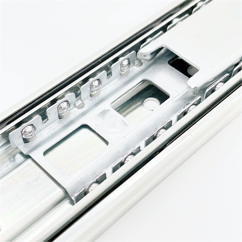 Ball bearing telescopic drawer slide Rail for keyboard