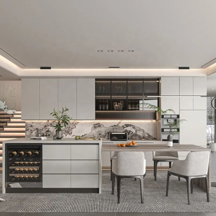 Flat Pack Island Kitchen Cabinets Australian Standard Customized Kitchen Cabinet Price Made in China