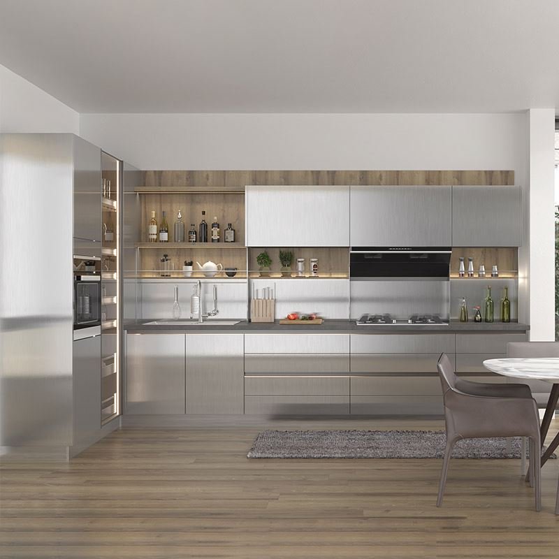Mini With Stove Shanghai Furniture Wholesale Cabinets White Black Kitchen Cabinet