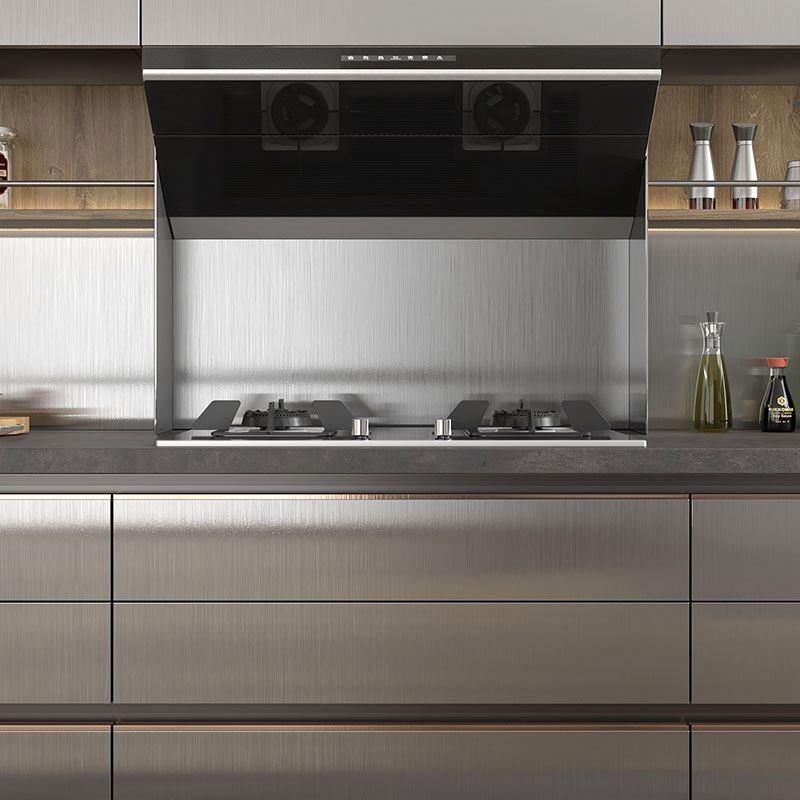 Mini With Stove Shanghai Furniture Wholesale Cabinets White Black Kitchen Cabinet