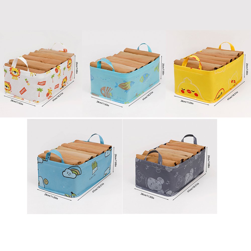 Wholesale Modern Portable Wardrobe Storage Boxes Non-Woven Fabric Bins Toys Clothes Basket Drawer Organizer